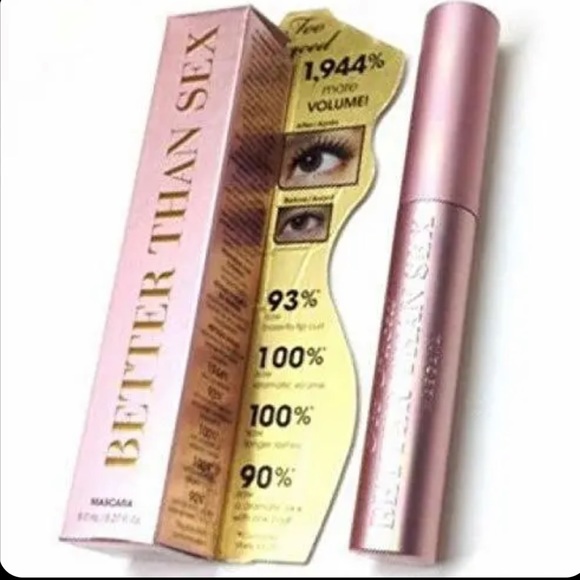 Too Faced Better Than Sex Mascara Makeup Black Lengthening Volumizing Eye Lashes - Picture 11 of 15